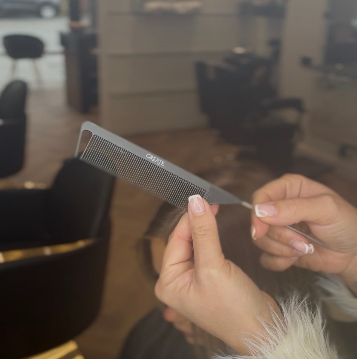 Metal End Tail Comb