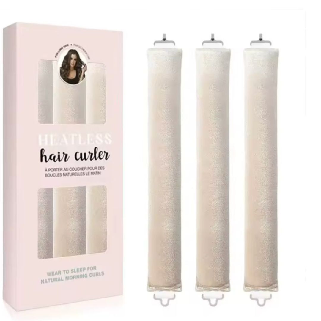 Jumbo Velvet Curl Set Cream