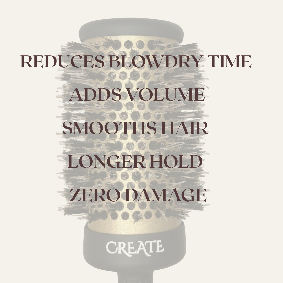 Create Extra Large Round Hair Brush 53mm