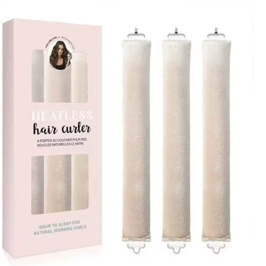 Jumbo Velvet Curl Set Cream